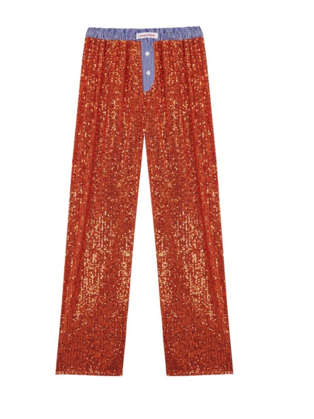HAND OVER Ex-Boyfriend® Valentín Long (orange sequin pants)
